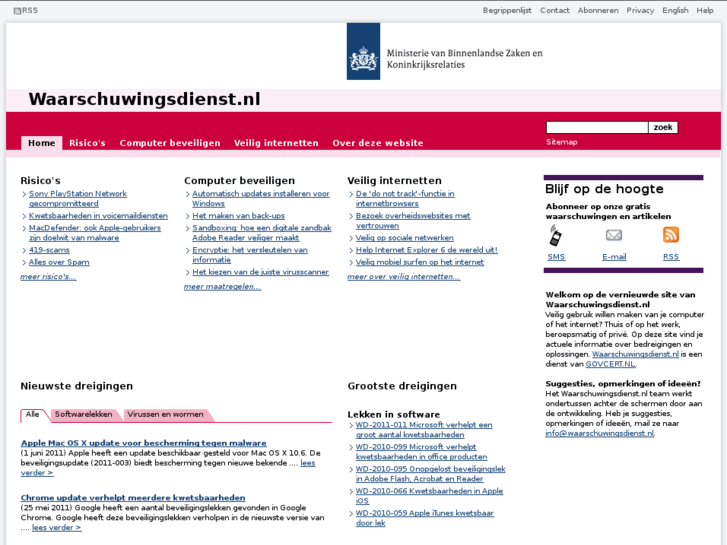 www.waarschuwingsdienst.nl