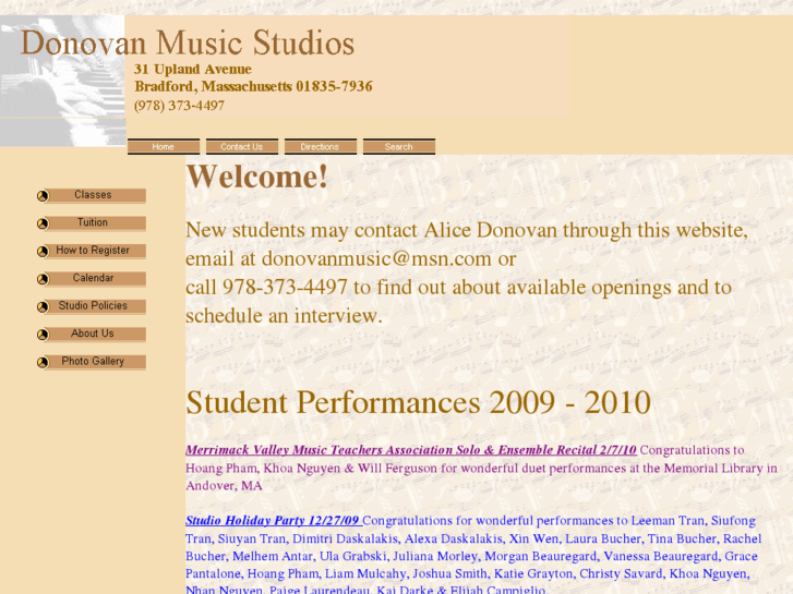 www.donovanmusicstudios.com