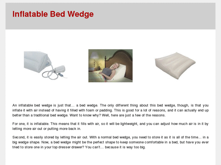 www.inflatablebedwedge.com