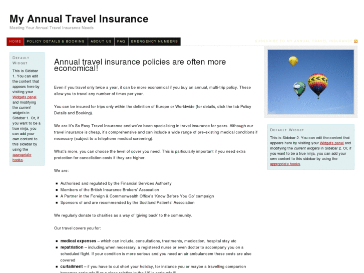 www.myannualtravelinsurance.com