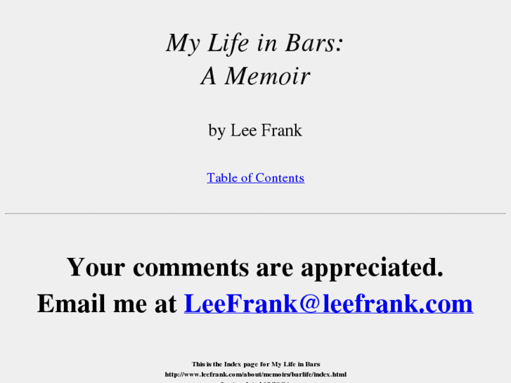 www.mylifeinbars.com