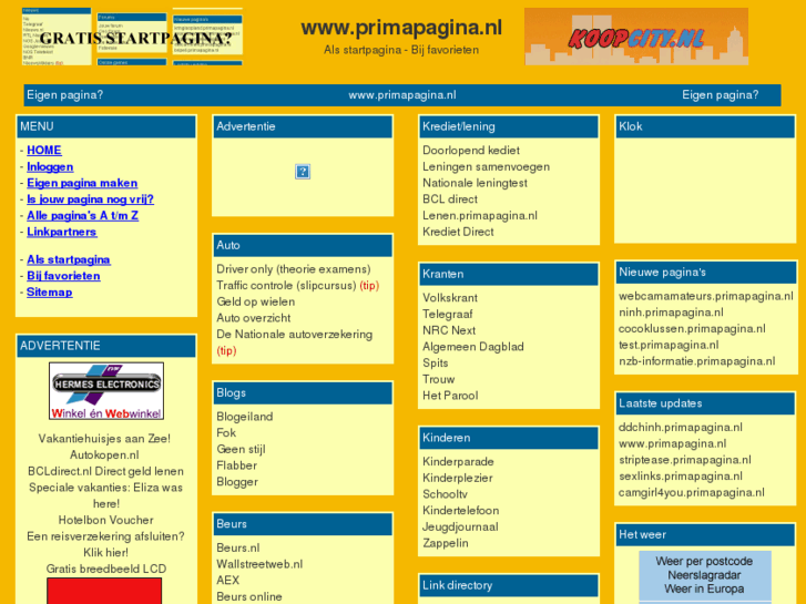 www.primapagina.nl