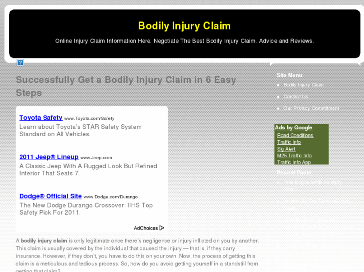 www.bodilyinjuryclaim.org