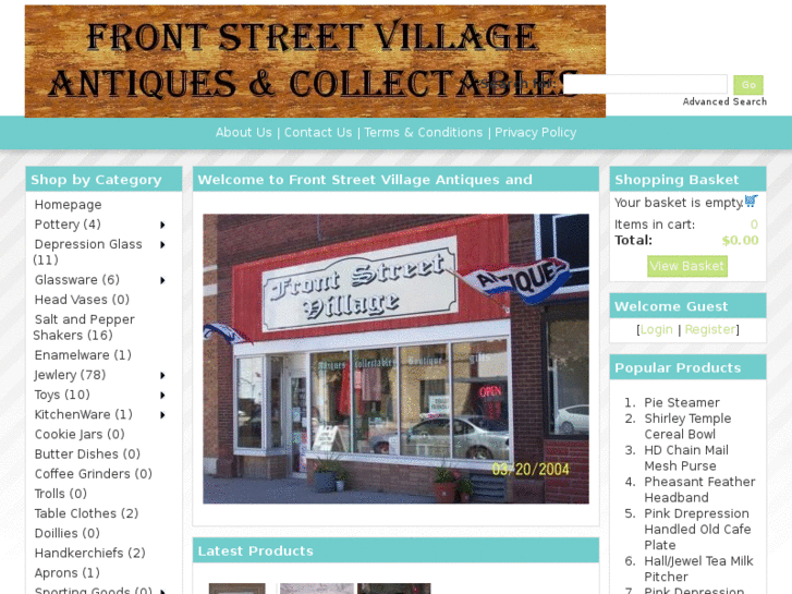 www.frontstreetvillageantiquesandcollectables.com