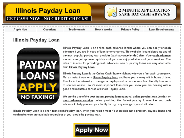 www.illinois-paydayloan.com