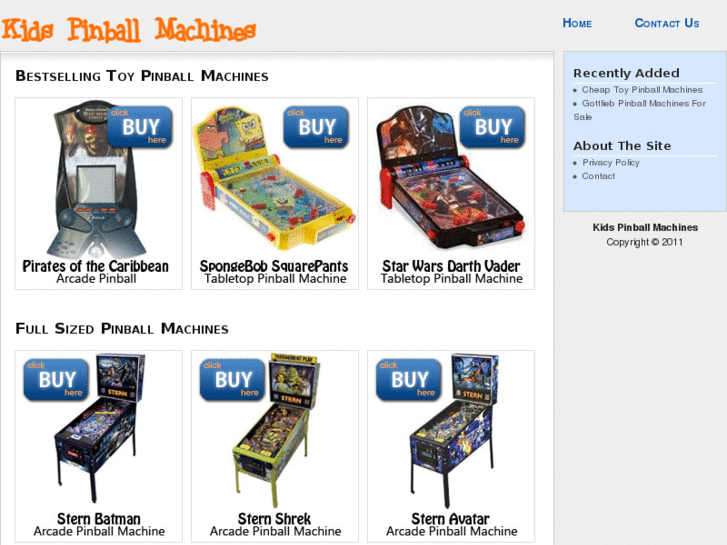 www.kidspinballmachines.com