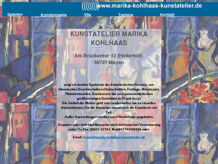 www.marika-kohlhaas-kunstatelier.de