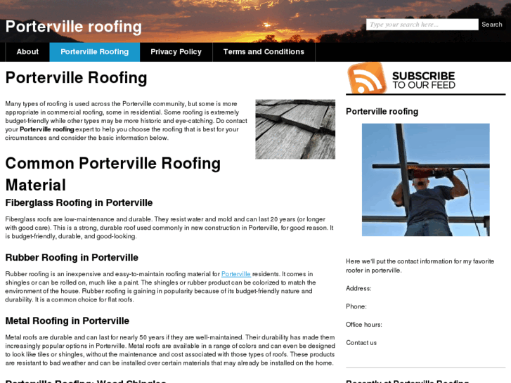 www.portervilleroofing.com