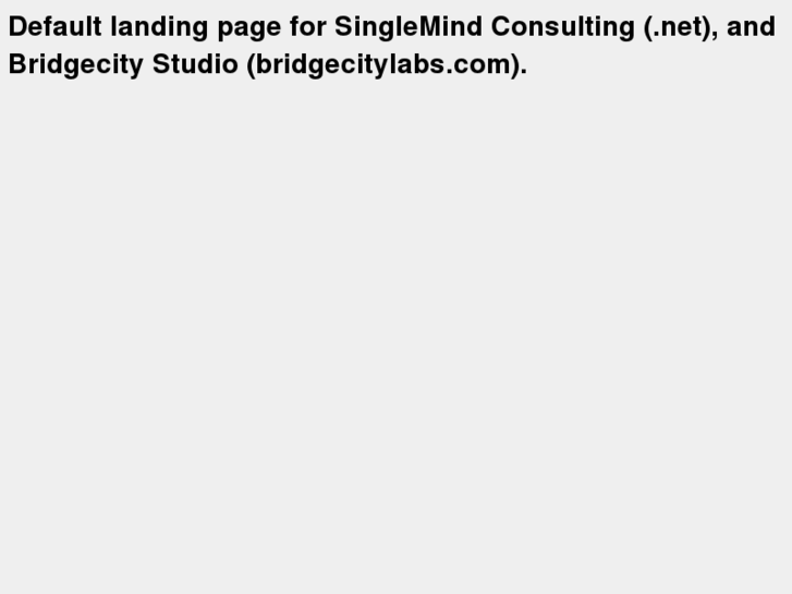 www.singlemindconsulting.net