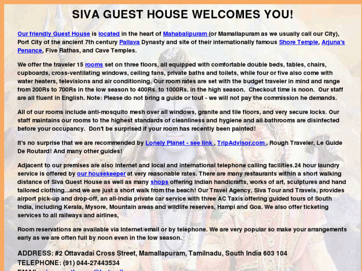 www.sivaguesthouse.com