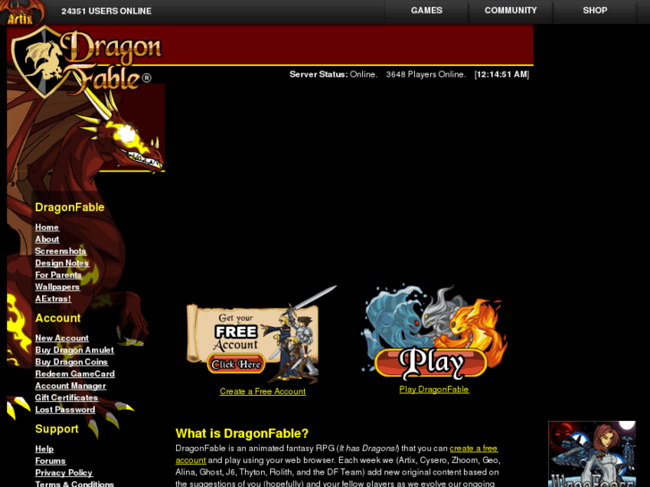 www.dragonfable.com