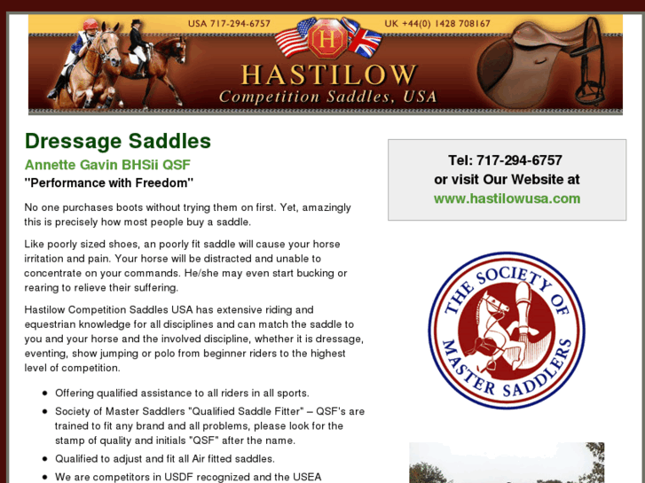 www.hastilowcompetitionsaddles.com