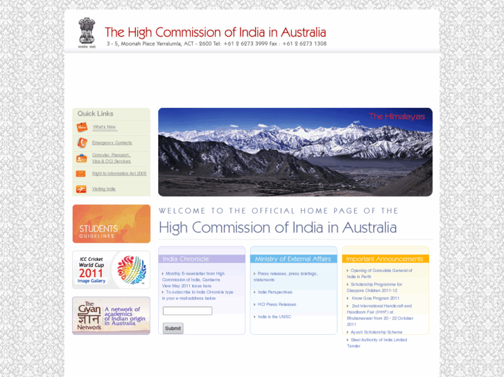 www.hcindia-au.org