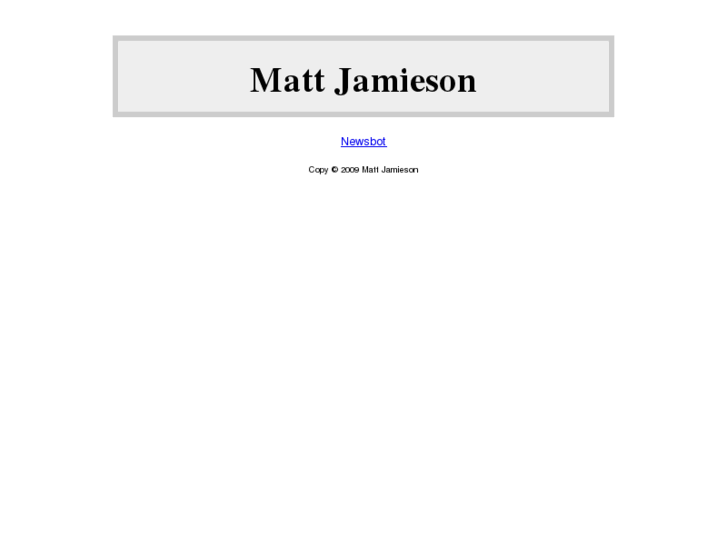 www.mattjamieson.com
