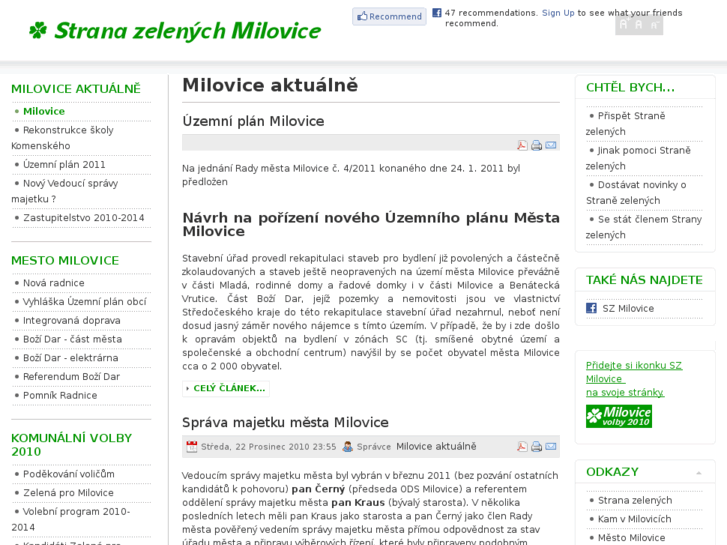 www.milovice-zeleni.cz