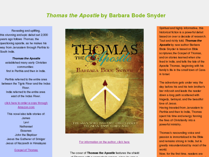 www.thomasapostle.net