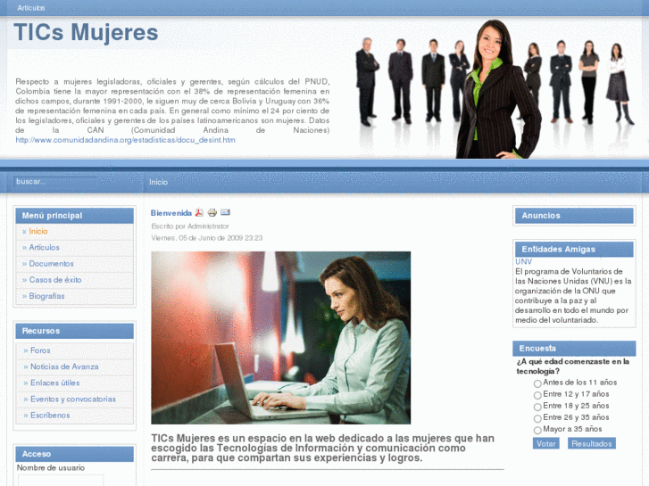 www.ticsmujeres.org