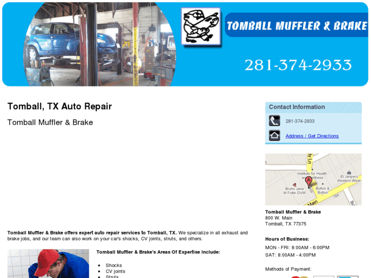 www.tomballmufflerandbrake.com