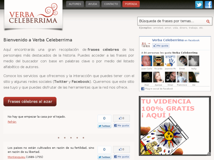 www.verbaceleberrima.com