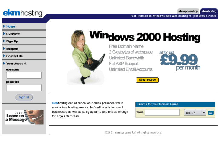 www.ekmhosting.com