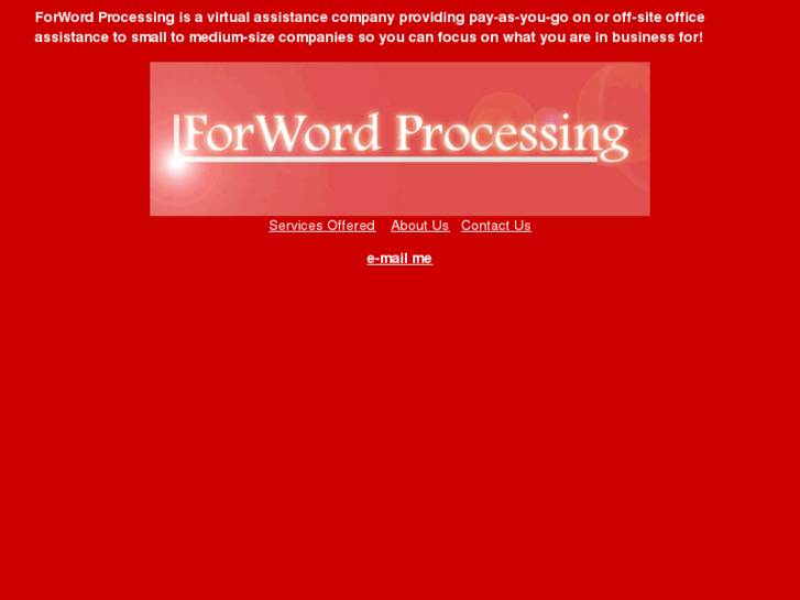 www.forwordprocessing.com