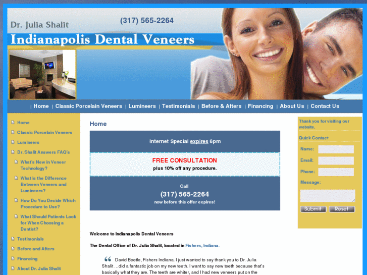 www.indianapolisdentalveneers.com