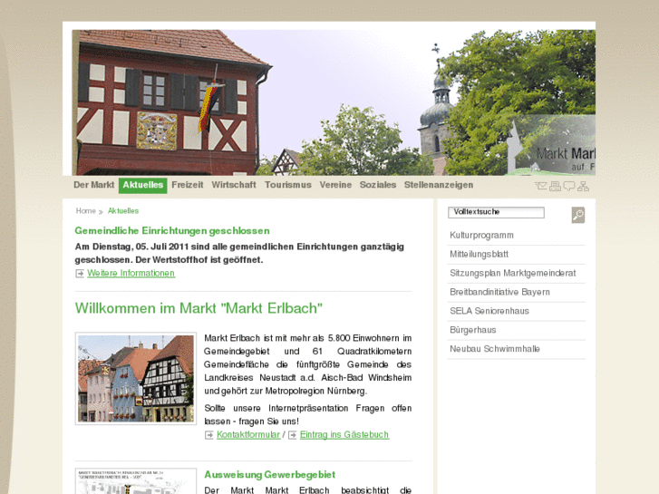 www.markt-erlbach.de