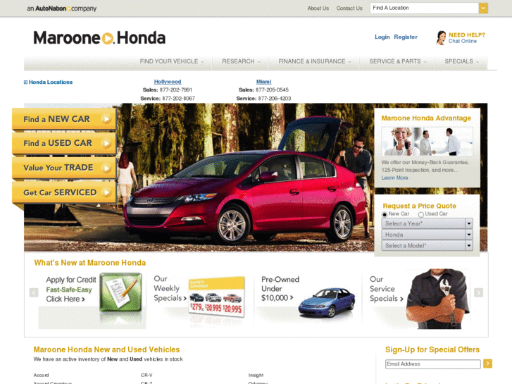 www.maroonehonda.com