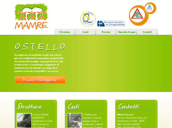 www.ostellomamre.it