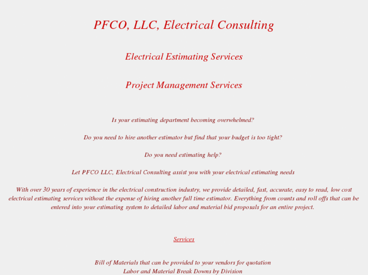 www.pfcoelectricalconsulting.com