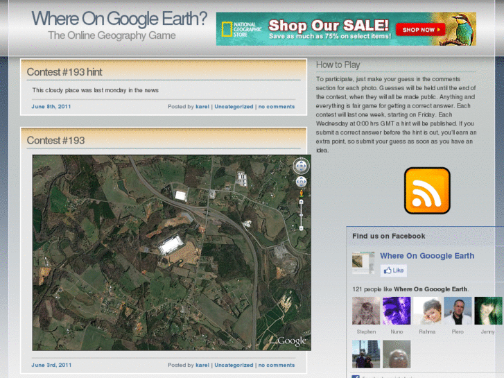 www.whereongoogleearth.net