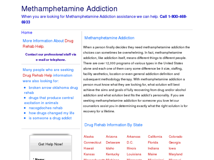 www.methamphetamineaddiction.net