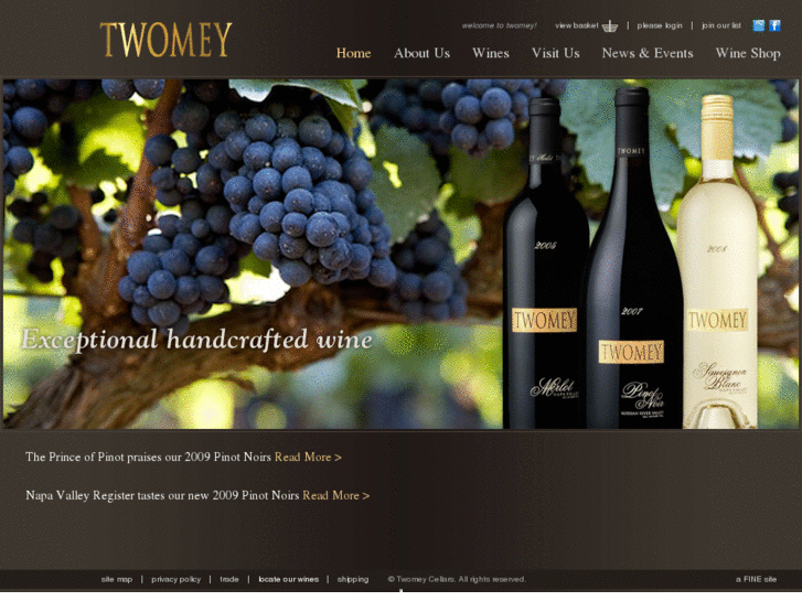 www.twomeycellars.com