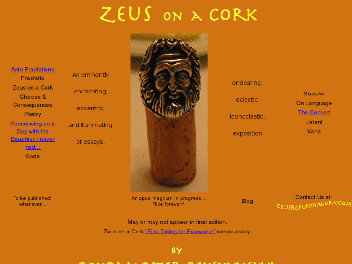 www.zeusonacork.com