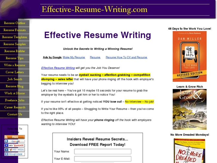 www.effective-resume-writing.com