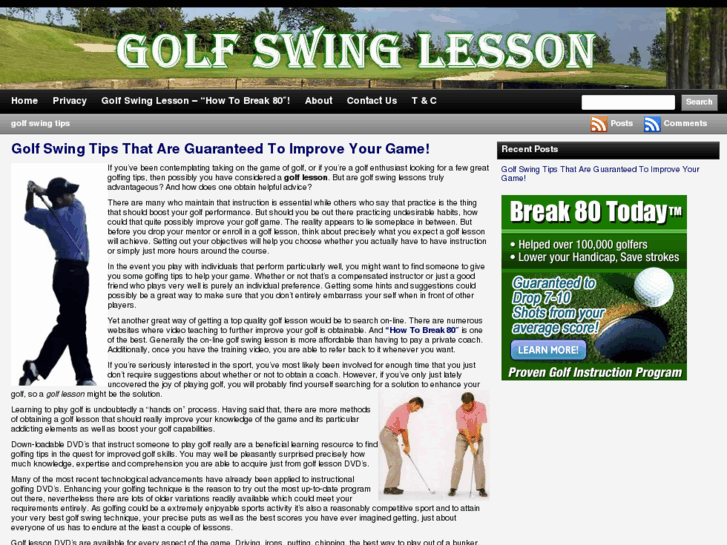 www.golfswinglesson.org