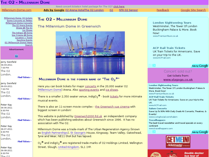 www.millennium-dome.com