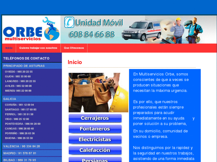 www.multiserviciosorbe.es