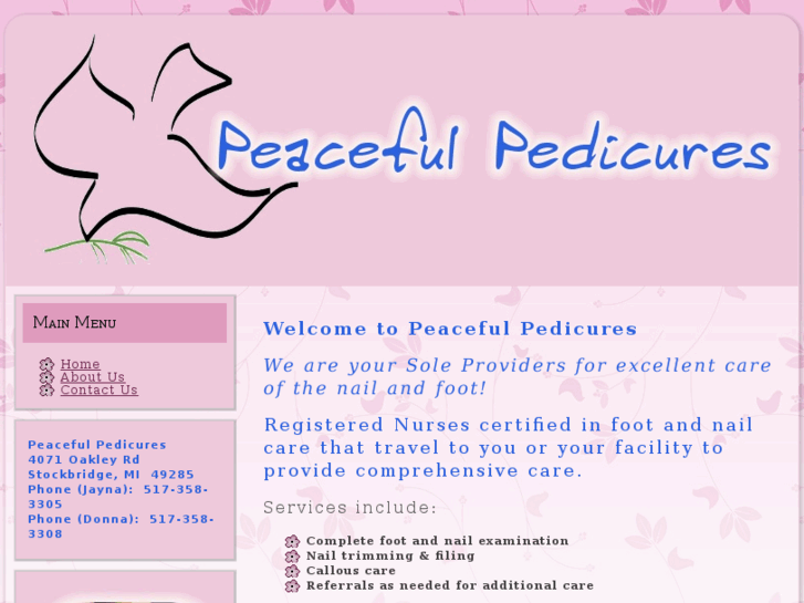 www.peacefulpedicures.com