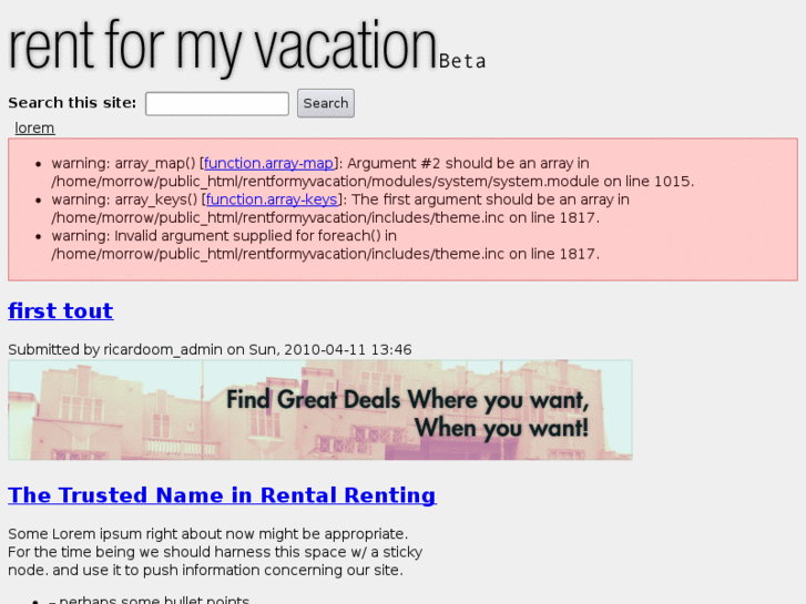 www.rentformyvacation.com