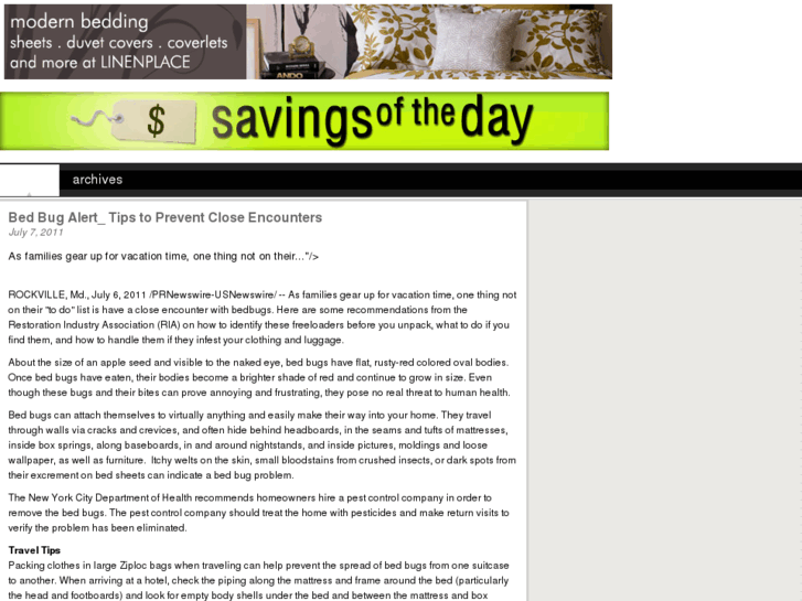 www.savingsoftheday.com