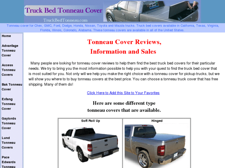 www.truckbedtonneau.com