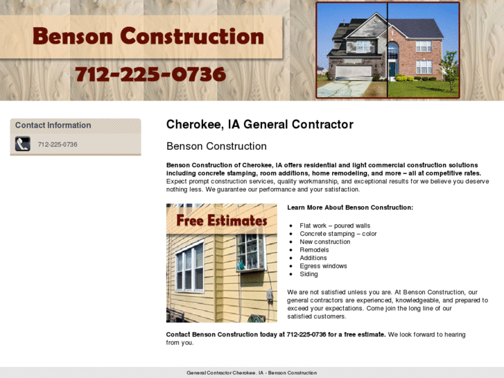 www.bensonconstructioniowa.com