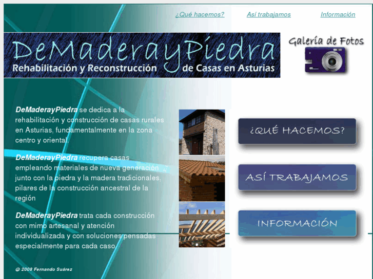 www.demaderaypiedra.es