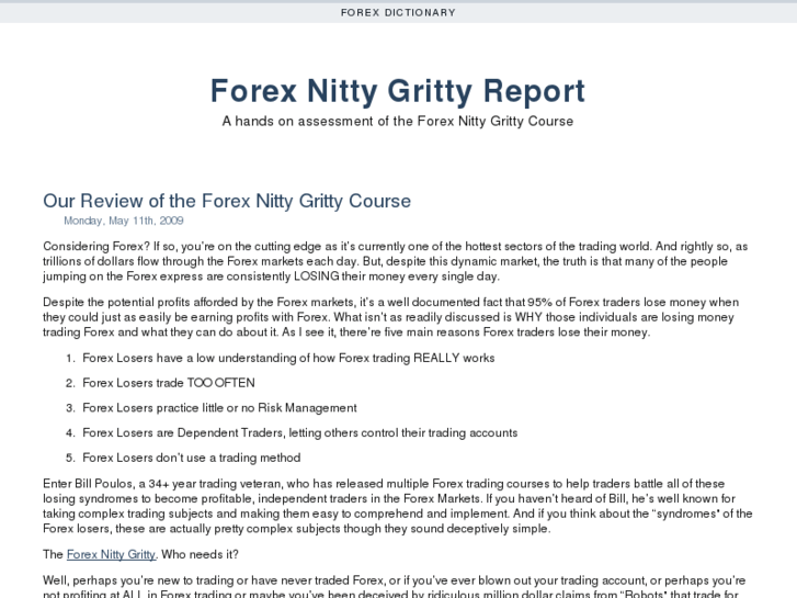 www.forexnittygrittyreport.com