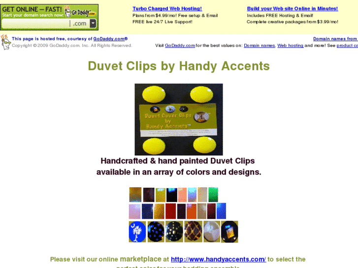 www.handyaccentsduvetclips.com