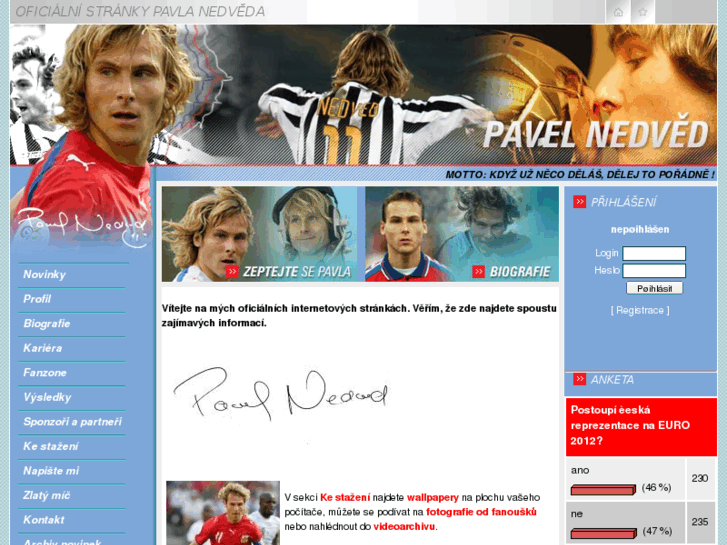 www.pavelnedved.cz