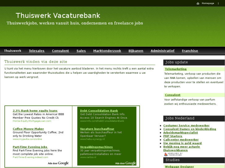 www.thuiswerkvacaturebank.be