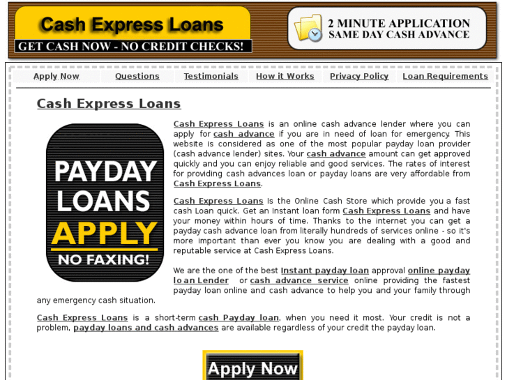 www.cashexpressloans.net