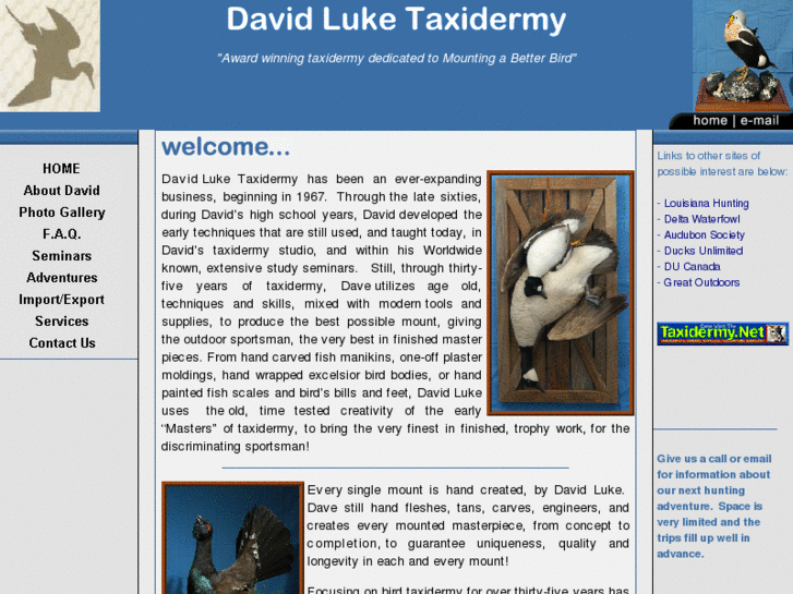 www.davidluketaxidermy.net